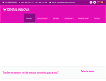 Tablet Screenshot of dentalinnova.com